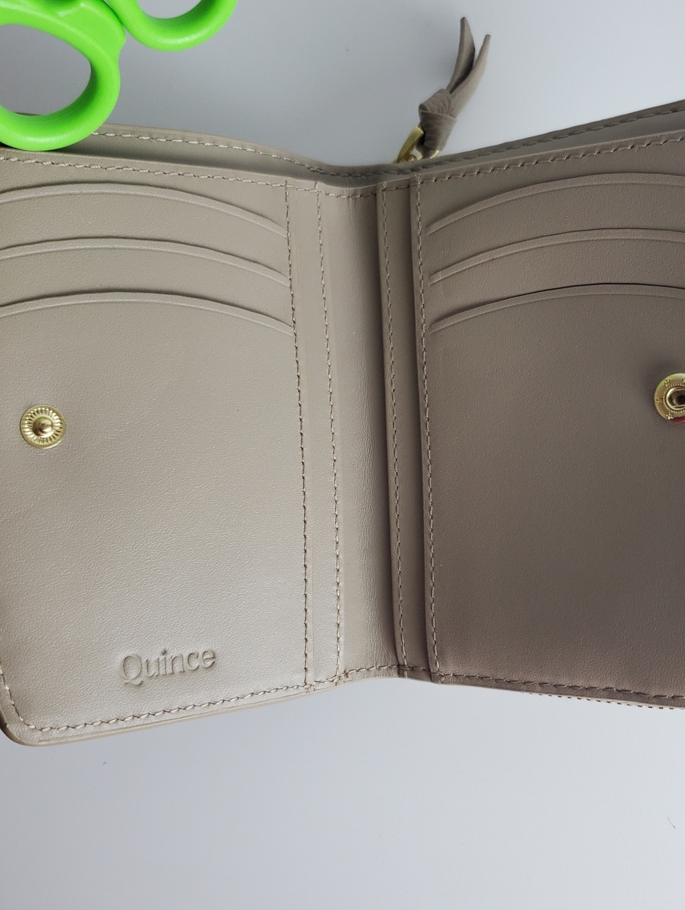 Quince Italian Pebbled Leather Compact Wallet - Picture 5 of 16